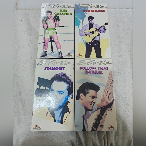 Lot of 9 Vintage Elvis Vhs Tapes - Picture 4 of 5